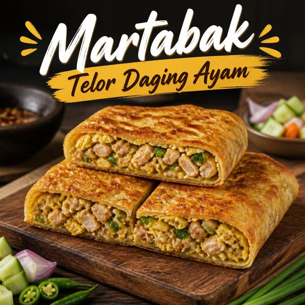 Telor Daging Ayam Martabak 999 Asli Bandung